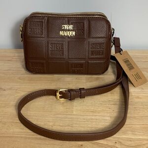 Steve Madden DO329420 Brown BDAISY cross body purse handbag new with tags